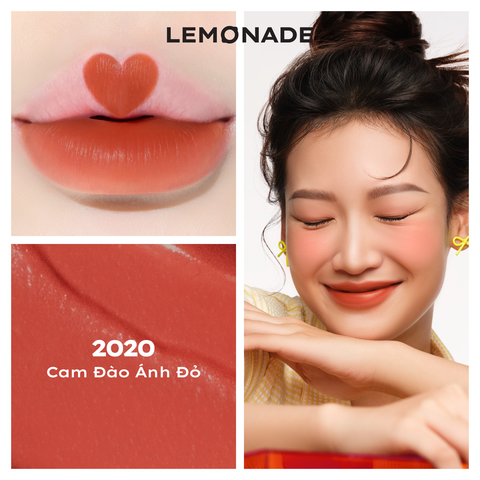  SON KEM MỊN LÌ THUẦN CHAY LEMONADE PERFECT COUPLE LIP 