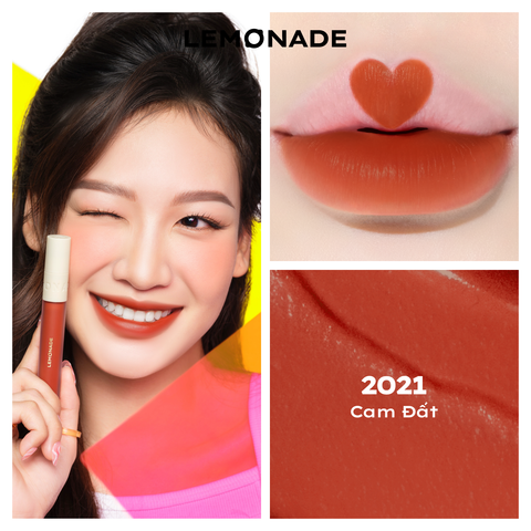  SON KEM MỊN LÌ THUẦN CHAY LEMONADE PERFECT COUPLE LIP 