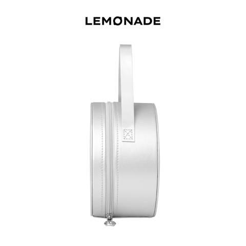  Túi xách tròn đựng mỹ phẩm Lemonade Round Bag 15x8cm 