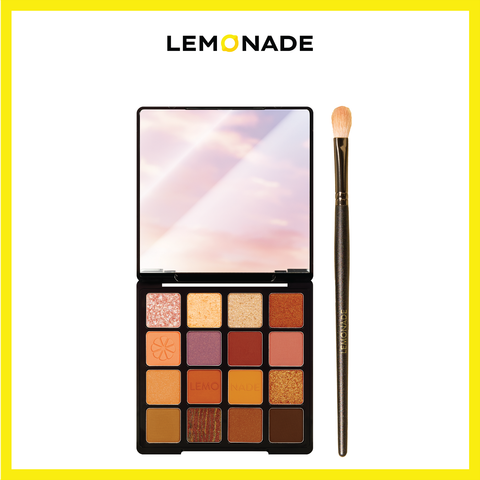  COMBO BẢNG PHẤN MẮT AESTHETIC EYESHADOW PALETTE & CỌ TRANG ĐIỂM MẮT LEMONADE 