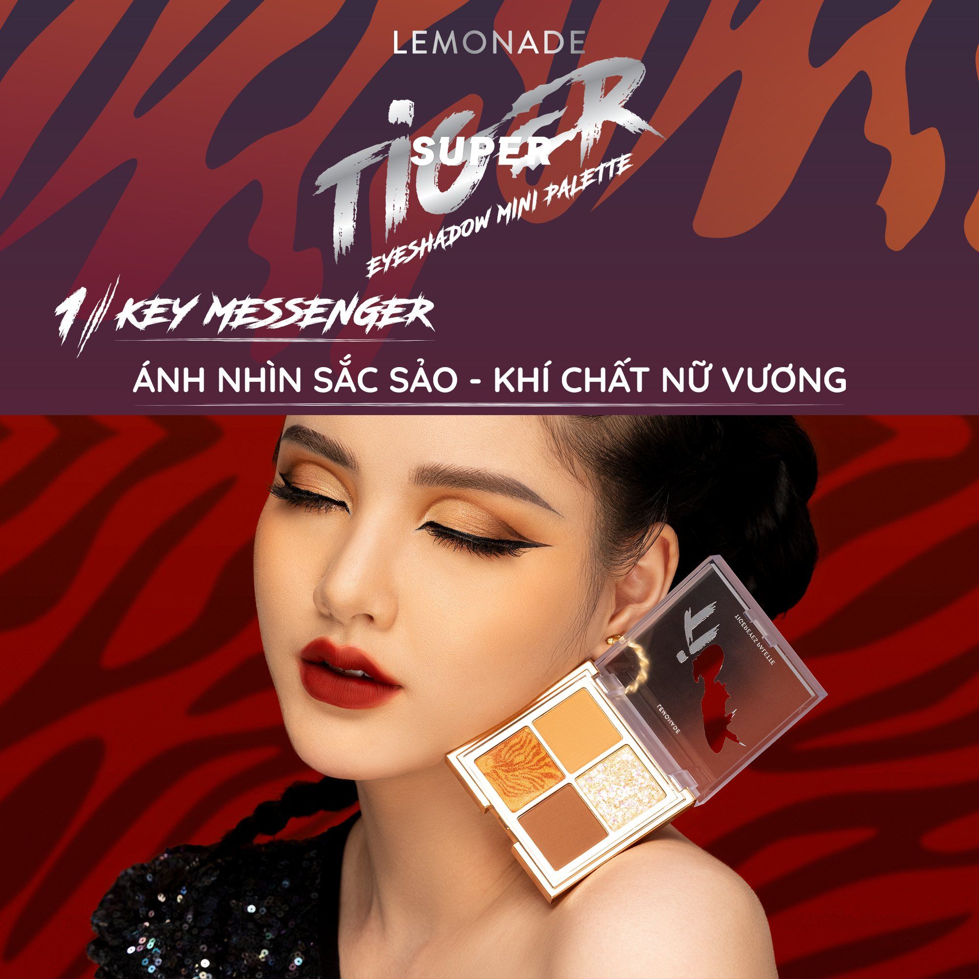  BẢNG PHẤN MẮT LEMONADE SUPERTIGER EYESHADOW MINI PALETTE 