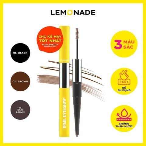  CHÌ KẺ MÀY 2 ĐẦU LEMONADE DUAL EYEBROW 