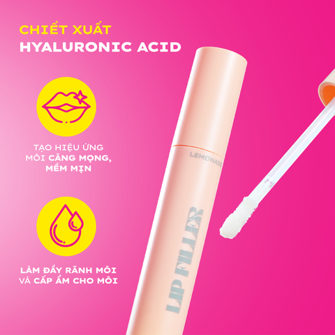  [QUÀ TẶNG] COMBO LEMONADE SON LÓT LIP FILLER VÀ LÓT LY CAO SU 