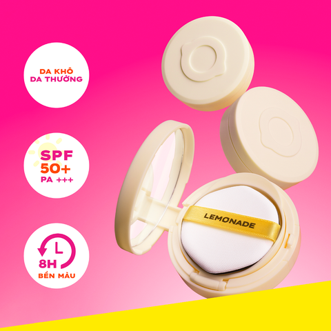  [LIVESTREAM] PHẤN NƯỚC MỊN LÌ DÀNH CHO DA KHÔ VÀ DA THƯỜNG LEMONADE MATTE ADDICT CUSHION 