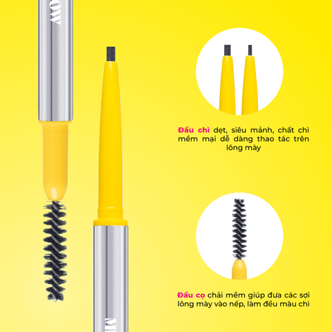 CHÌ KẺ MÀY SIÊU MẢNH LÂU TRÔI LEMONADE MICRO EYEBROW 0.1G 