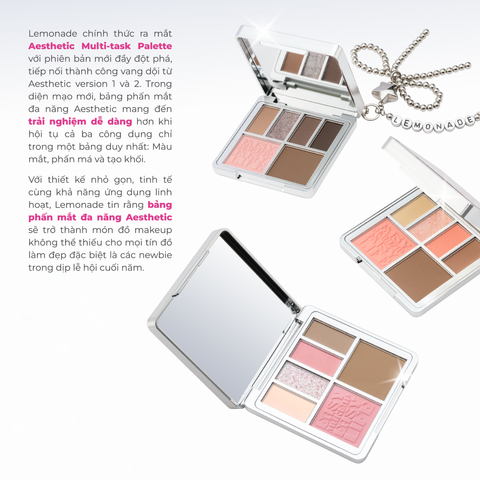  Bảng phấn mắt đa năng Lemonade Aesthetic Multi-task Palette 10.8g 