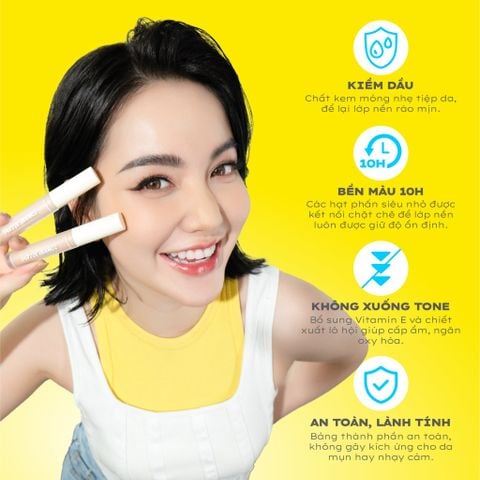  [LIVESTREAM] CHE KHUYẾT ĐIỂM KIỀM DẦU BỀN MÀU MATTE ADDICT CONCEALER 