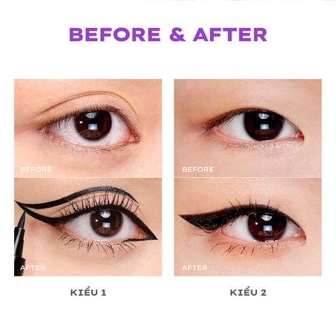  [QUÀ TẶNG] COMBO LEMONADE SUPERNATURAL EYELINER VÀ LÓT LY CAO SU 