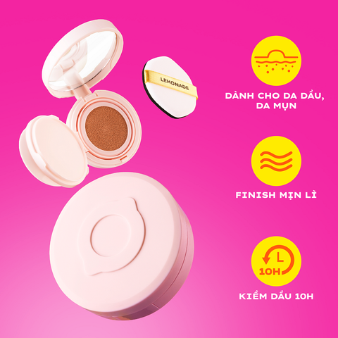  COMBO PHẤN NƯỚC SUPERMATTE CUSHION & MÁ KEM MỊN LÌ PERFECT COUPLE BLUSH 