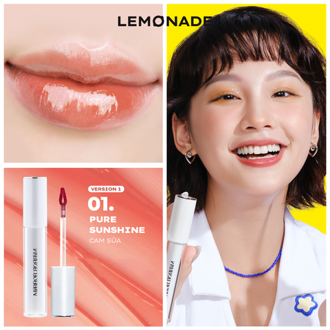  [LIVESTREAM] SON TINT BÓNG KHÔNG DÍNH BỀN MÀU LEMONADE MIRROR MIRROR WATER TINT 