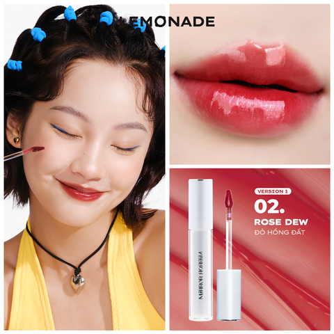  [FLASHSALE 99K] SON TINT BÓNG KHÔNG DÍNH BỀN MÀU LEMONADE MIRROR MIRROR WATER TINT 