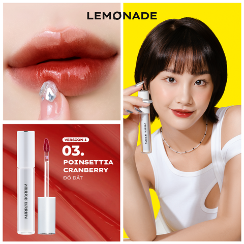  SON TINT BÓNG KHÔNG DÍNH BỀN MÀU LEMONADE MIRROR MIRROR WATER TINT 