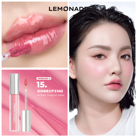  [FLASHSALE 99K] SON TINT BÓNG KHÔNG DÍNH BỀN MÀU LEMONADE MIRROR MIRROR WATER TINT 