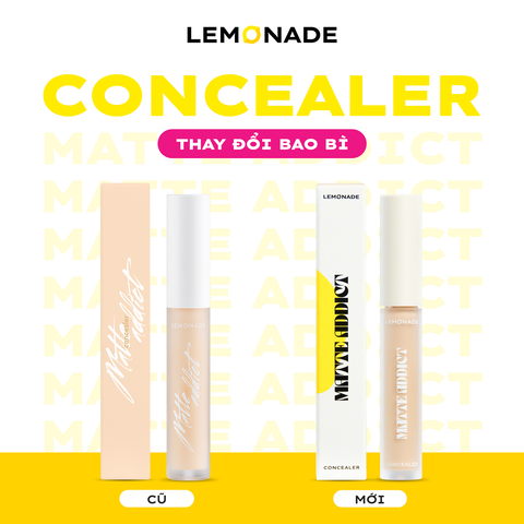  CHE KHUYẾT ĐIỂM KIỀM DẦU BỀN MÀU MATTE ADDICT CONCEALER 