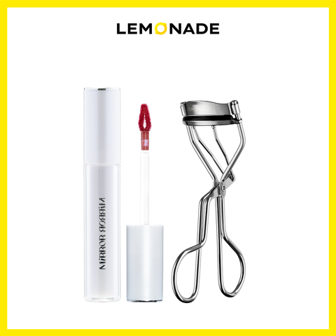  [QUÀ TẶNG] SON TINT BÓNG KHÔNG DÍNH BỀN MÀU LEMONADE MIRROR MIRROR WATER TINT & KẸP MI CONG LÂU LEMONADE CURLER 