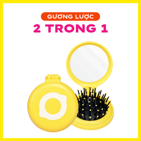  [QUÀ TẶNG] COMBO LEMONADE CHE KHUYẾT ĐIỂM MATTE ADDICT CONCEALER & GƯƠNG LƯỢC GẤP GỌN 2 TRONG 1 