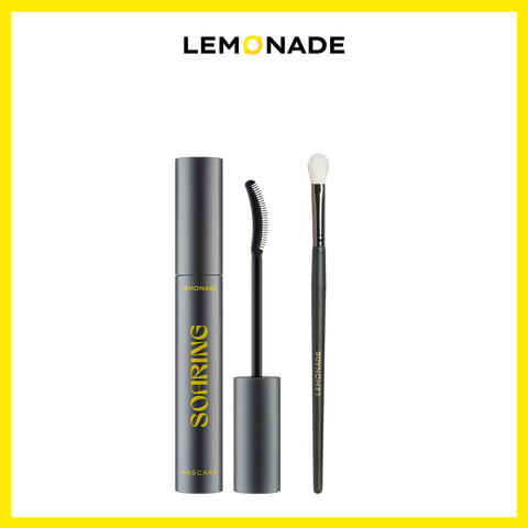  COMBO CHUỐT MI TƠI DÀI LÂU TRÔI LEMONADE SOARING MASCARA & CỌ TRANG ĐIỂM MẮT LEMONADE EYESHADOW BRUSH 