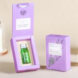 Tinh dầu nguyên chất, oải hương pháp lavender, 10ml, hộp, mẫu minimal, Dalat Retro