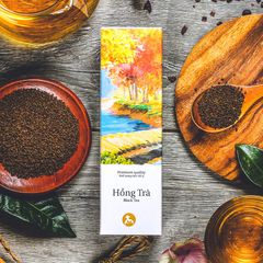 Hồng trà, dòng signature, 100g, hộp, mẫu lon thiếc cao