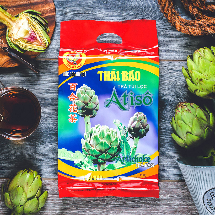 Tra Atiso Tui Lọc 100 Tep Bịch Mẫu Truyền Thống Thai Bảo