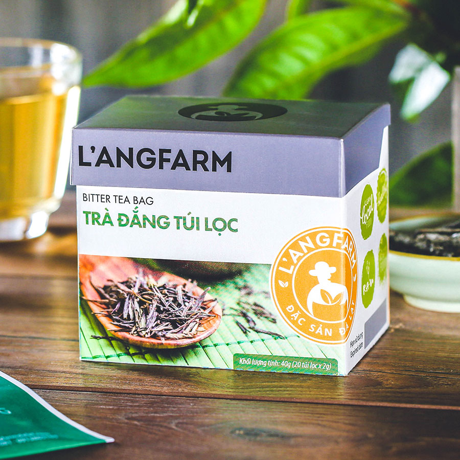 Trà đắng túi lọc, 20 tép, hộp