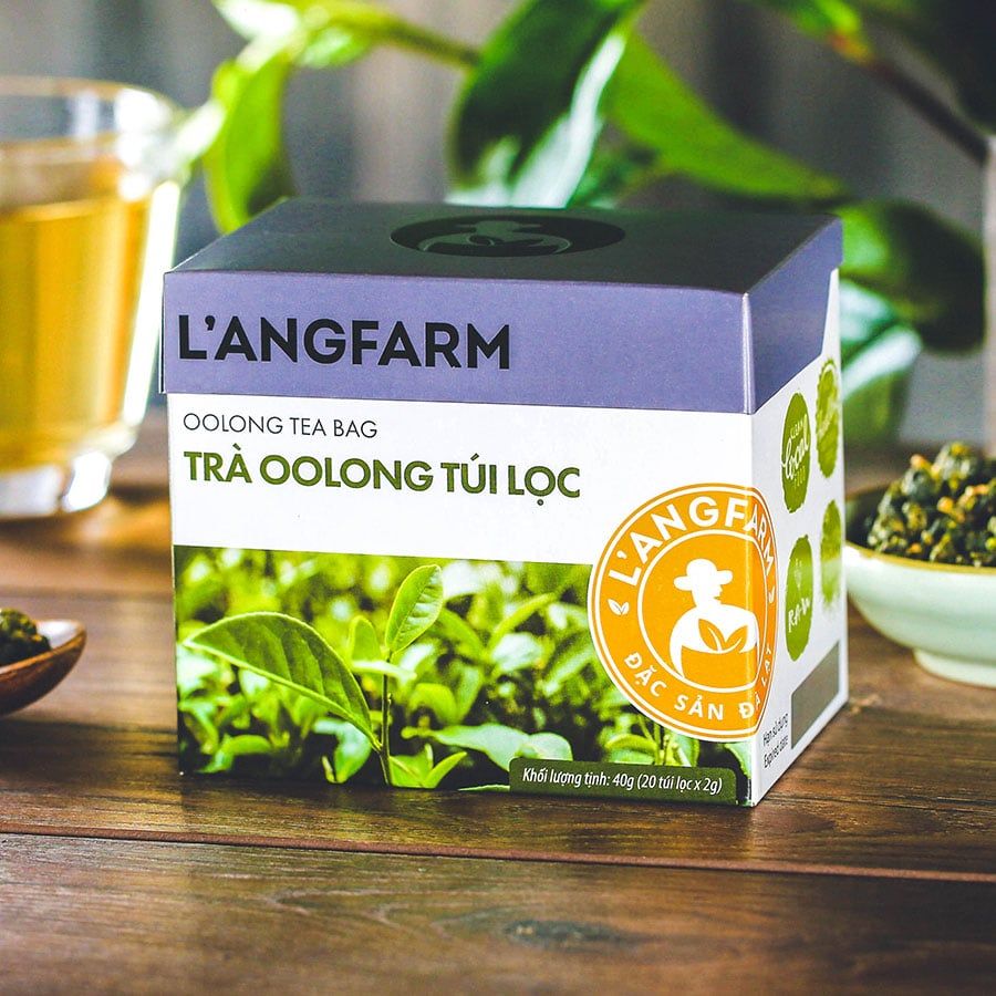 Trà oolong túi lọc, 20 tép, hộp