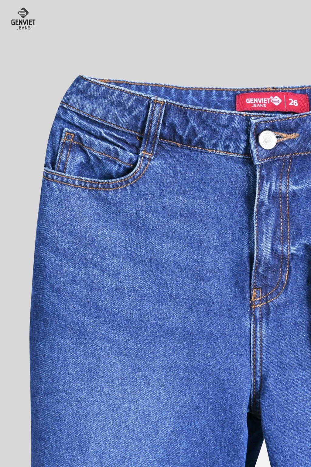  Quần Dài Nữ Jeans Suông TQ124J8156 