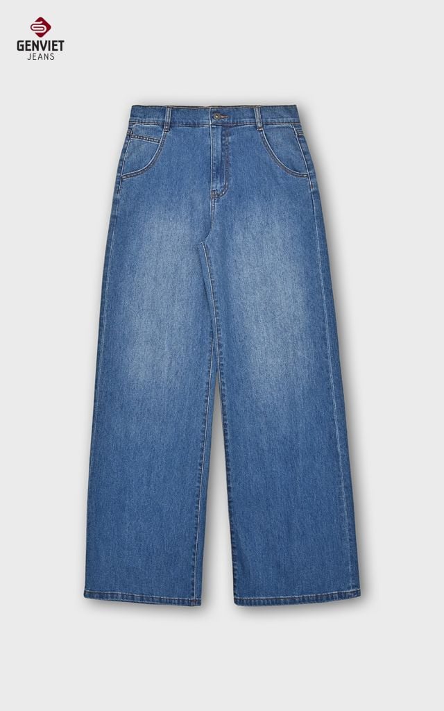Quần Jeans Nữ Suông TQ1222J08886