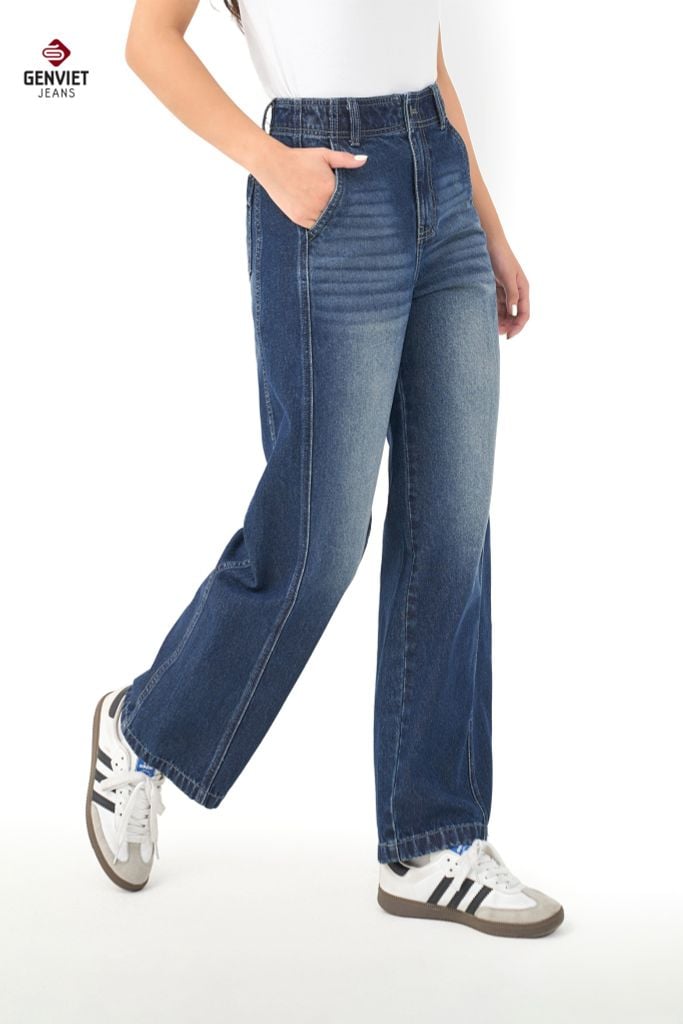 Quần Jeans Nữ Suông Vừa TQ1223J08736