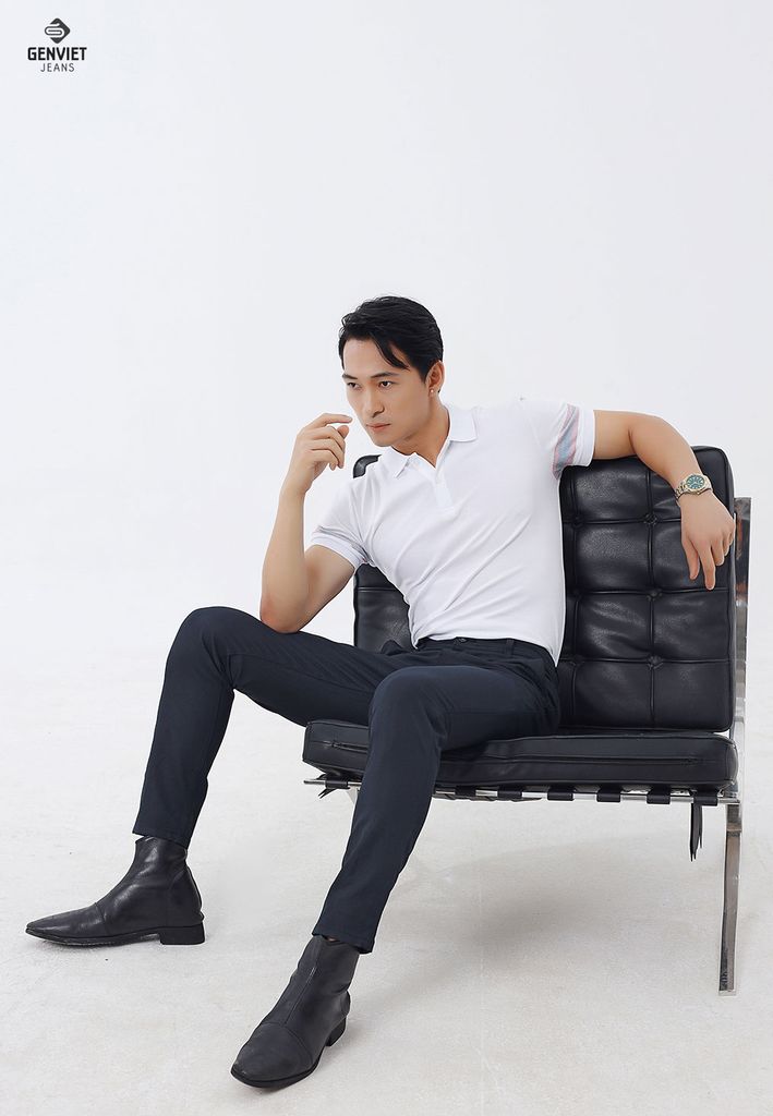 Quần Kaki Nam Ống Col Đứng D1108K8137