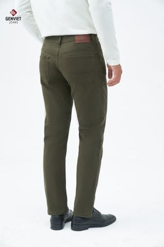 Quần Kaki Nam Ống Col Đứng