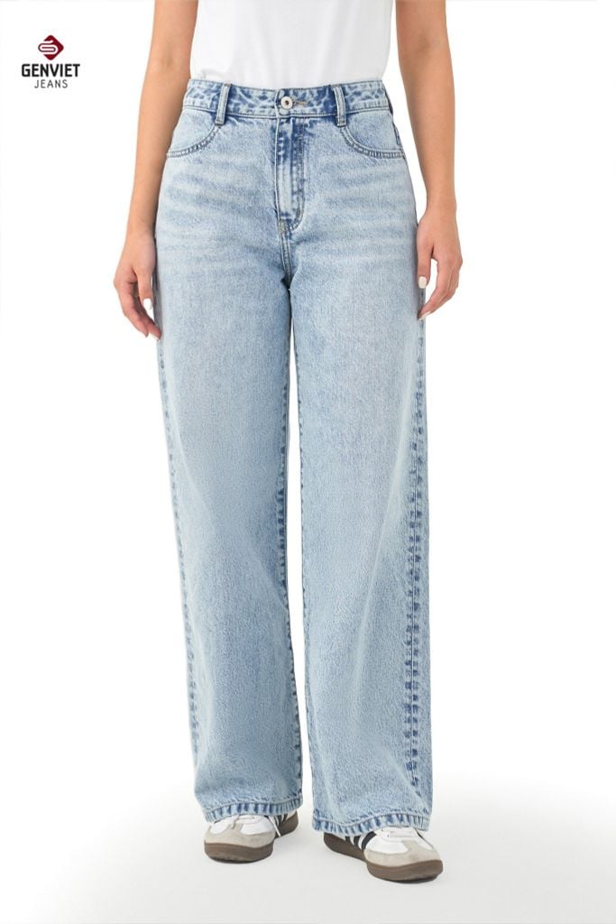 Quần Jeans Nữ Suông Vừa TQ1223J08844