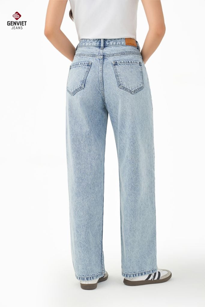 Quần Jeans Nữ Suông Vừa TQ1223J08844
