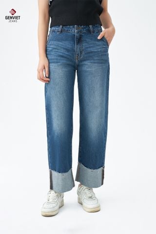 Quần Jeans Nữ Suông Vừa XQ1223J08732