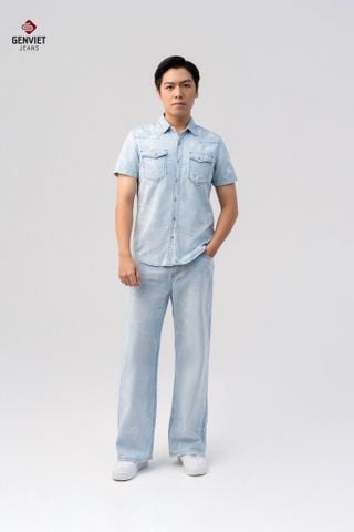 Quần Jeans Nam Ống Suông XQ1024J08862
