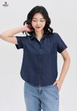  Áo Sơ Mi Cộc Tay Nữ Jeans Suông TA324J8221 