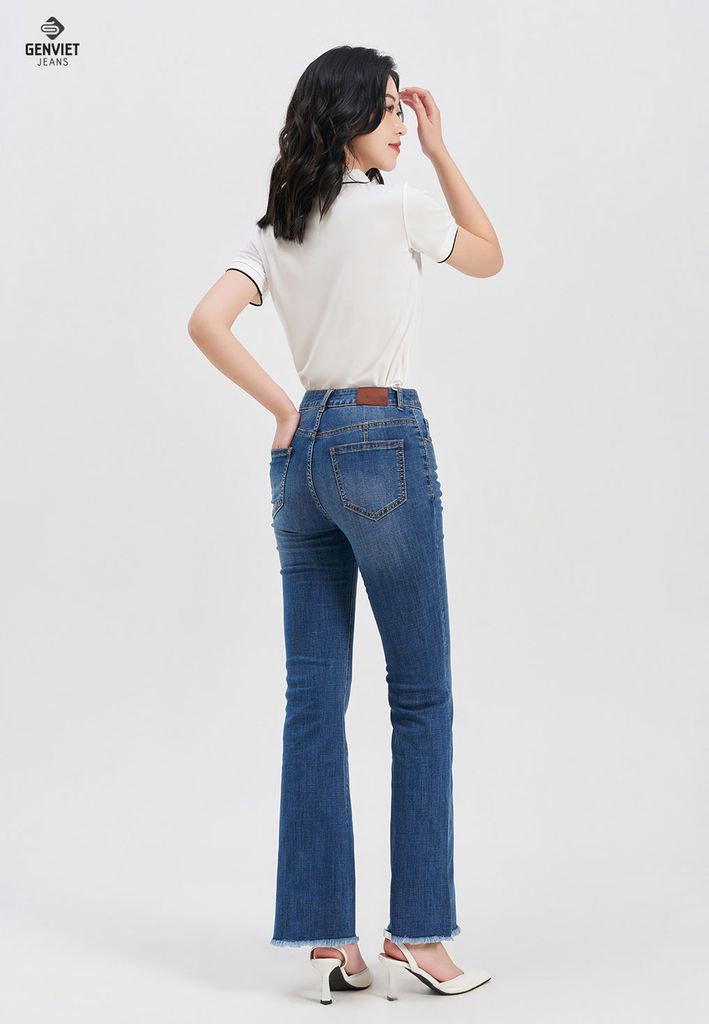 Quần Jeans Nữ Ống Vảy DQ110J8152