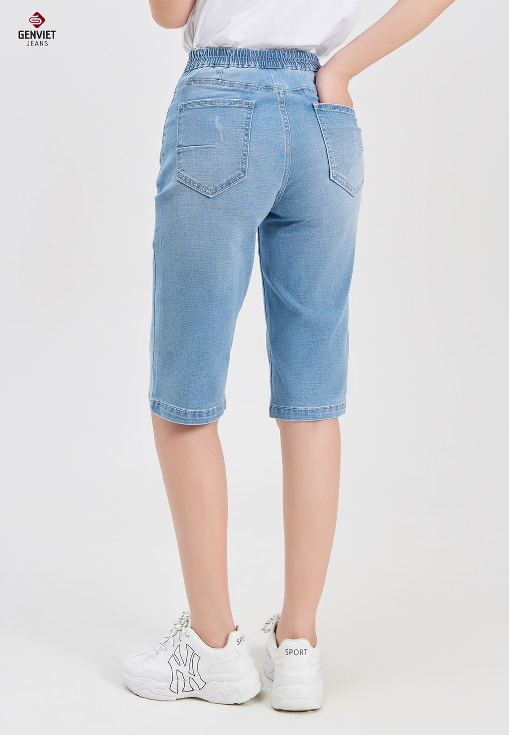  Quần Ngố Nữ Jeans Đứng TQ309J8233 