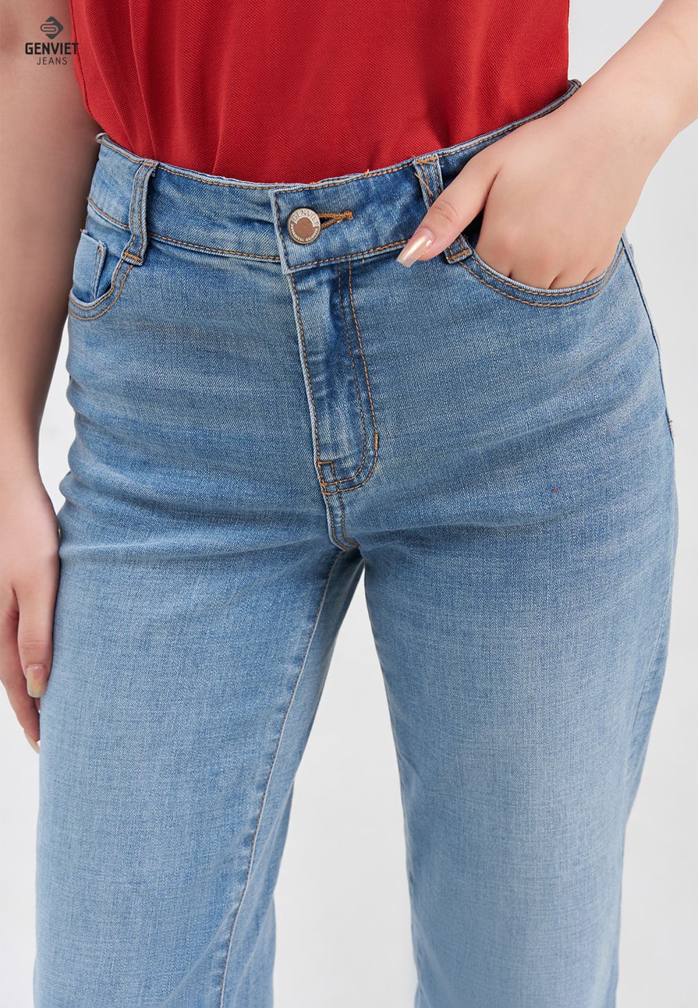  Quần Dài Nữ Jeans Đứng DQ109J8286 