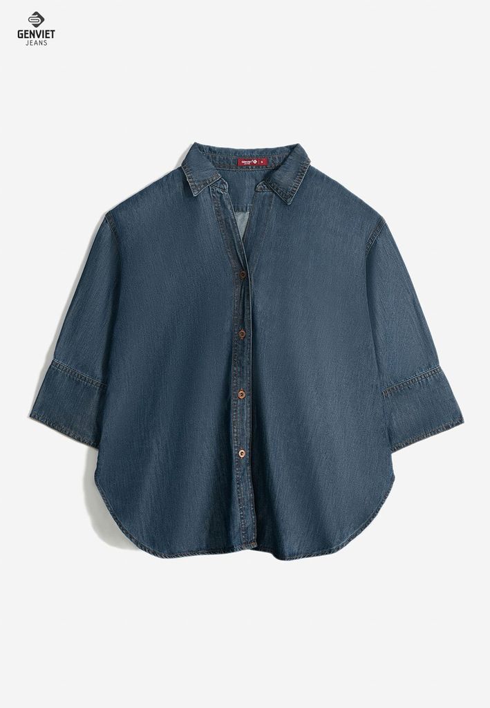 Áo Sơ Mi Jeans Dài Tay Nữ DA124J8169