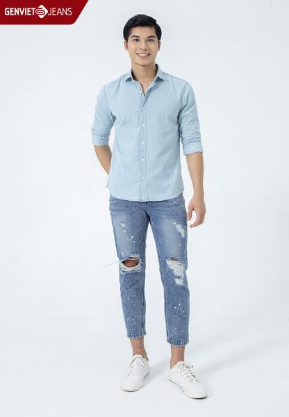 Nam - Áo sơmi dài tay – GENVIET JEANS Nam - Áo Sơmi Dài Tay – Genviet Jeans