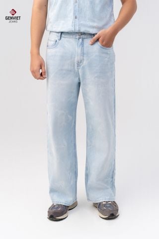 Quần Jeans Nam Ống Suông XQ1024J08862