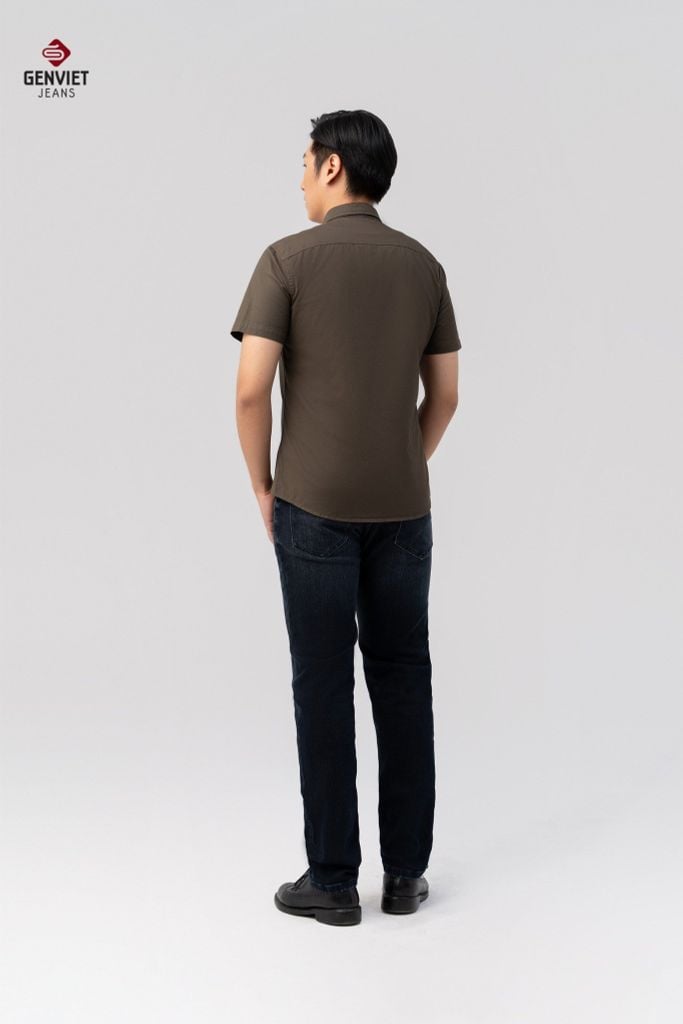 Quần Jeans Nam Ống Col Đứng DQ1108J08845