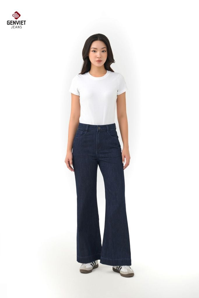 Quần Jeans Nữ Ống Vảy TQ135J8721