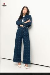 Quần Jeans Nữ Ống Suông XQ1224J08779