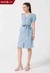 Đầm Nữ Jeans Suông Vừa TD323J1614