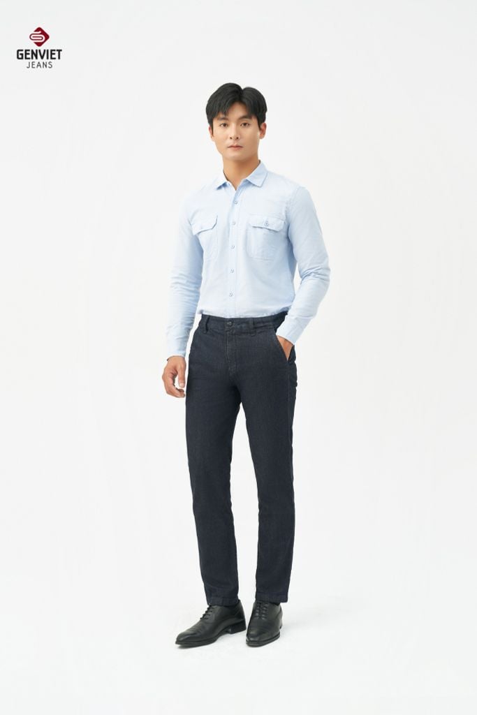 Quần Jeans Nam Túi Chéo DQ1106J08762