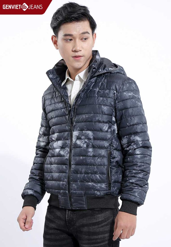 T8126G168 - Áo Khoác Béo Siêu Nhẹ Vân Mây