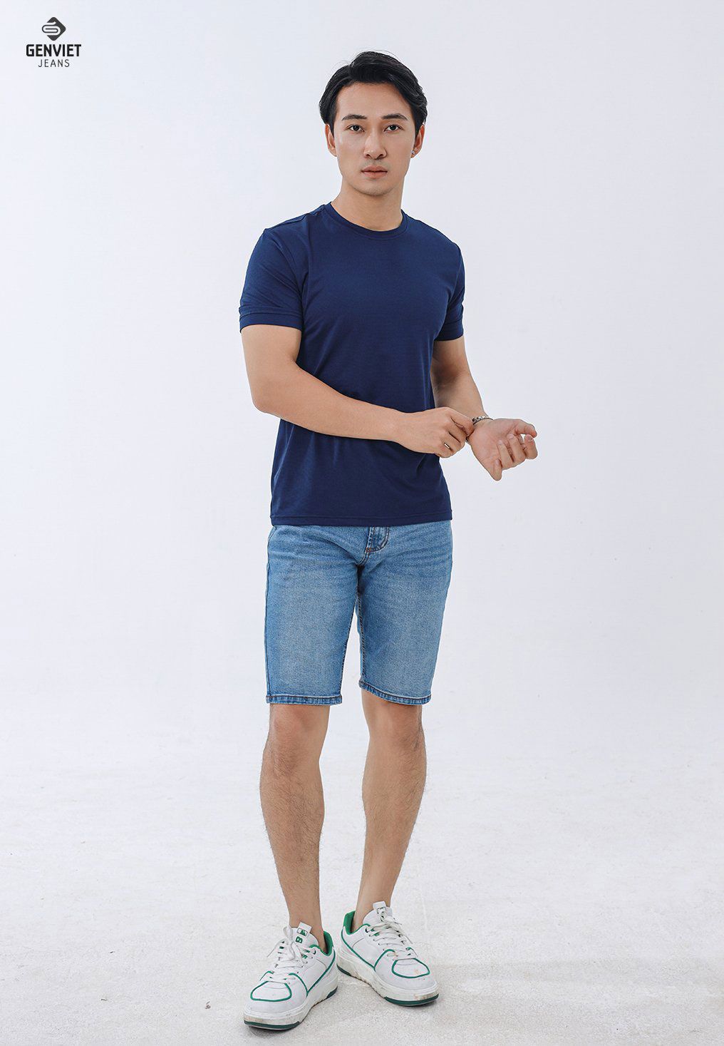  Quần Ngố Nam Jeans Đứng D1309J8251 