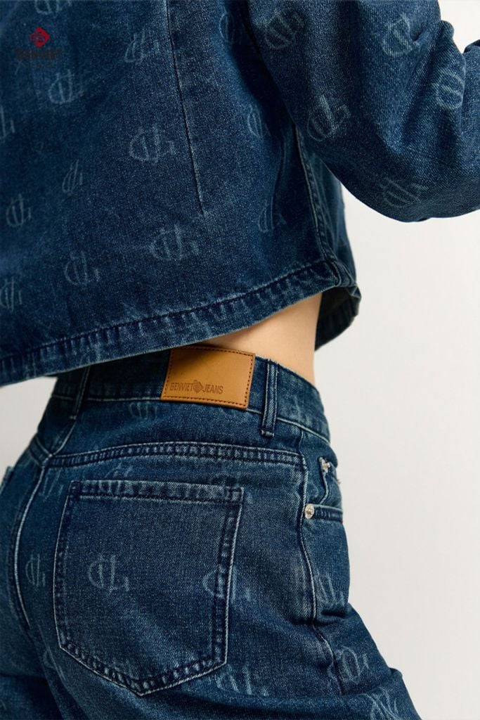 Quần Jeans Nữ Ống Suông XQ1224J08779